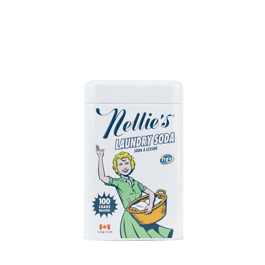 Nellie's Laundry Soda, 100 Load Tin- Refillable