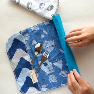 Kids Placemat & Cloth Napkins (5 pack)