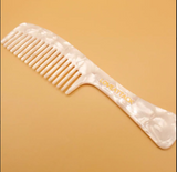 Cellulose Acetate Long Handled Hair Comb