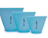 REUSABLE SILICONE FOOD STORAGE CONTAINER (3 CUPS)