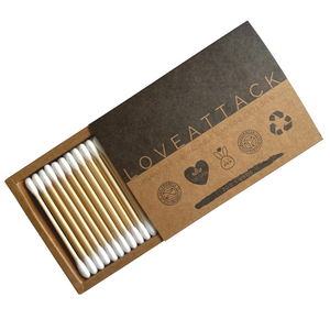 Organic Biodegradable Bamboo Cotton Buds (200 Swabs)