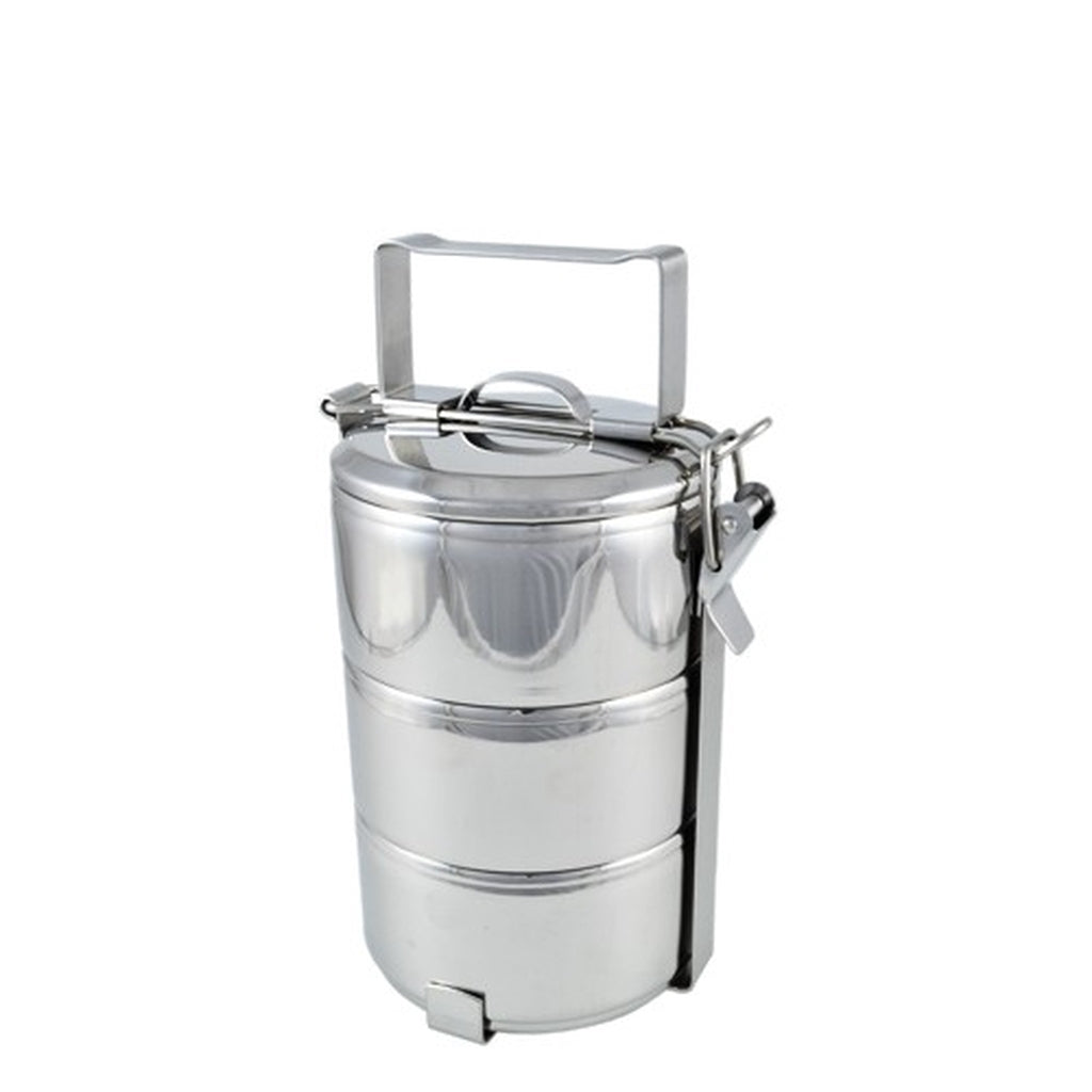 3-Tier Stainless Steel 304 Mini Tiffin, 10 cm / 4" Diameter