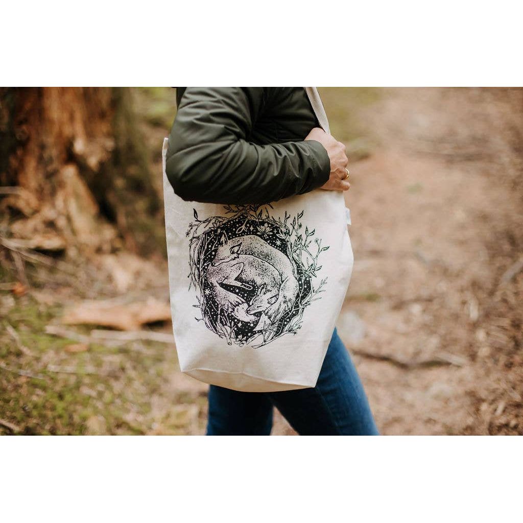 Tote Bag: Sleeping Foxes