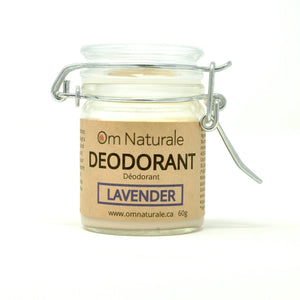 Natural Deodorant, 60g Glass Jar