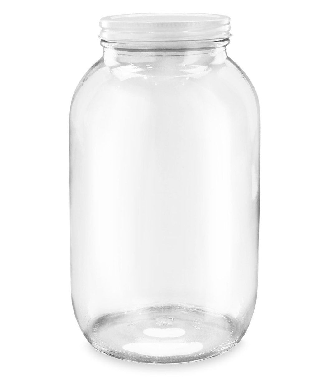 Narrow Mouth Shouldered Bottle with Metal Lid